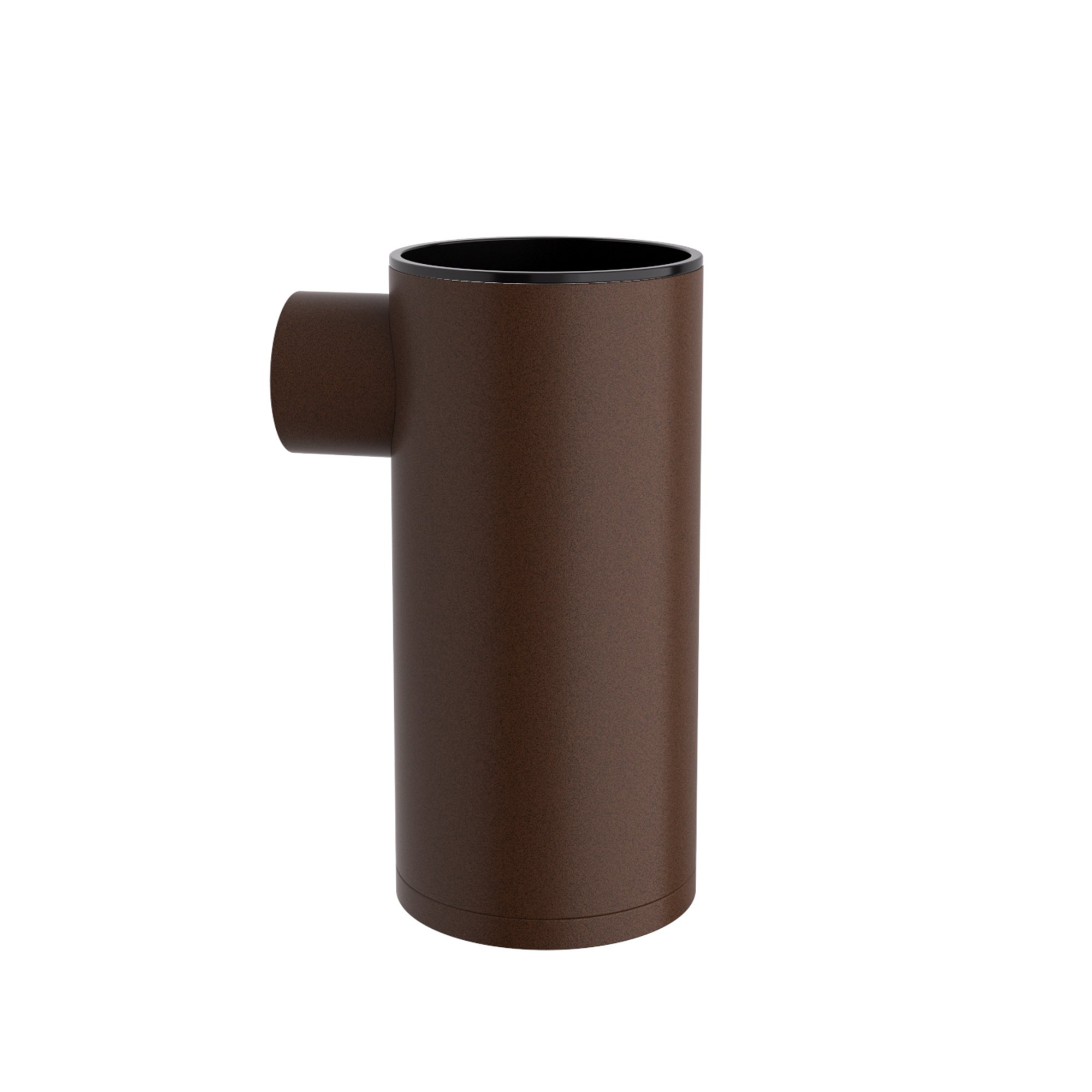 86-943 Επιτοίχια Ποτηροθήκη – Matt Wenge, Pam & Co, Ø6 x H12 (cm), 86-943 - Image 1