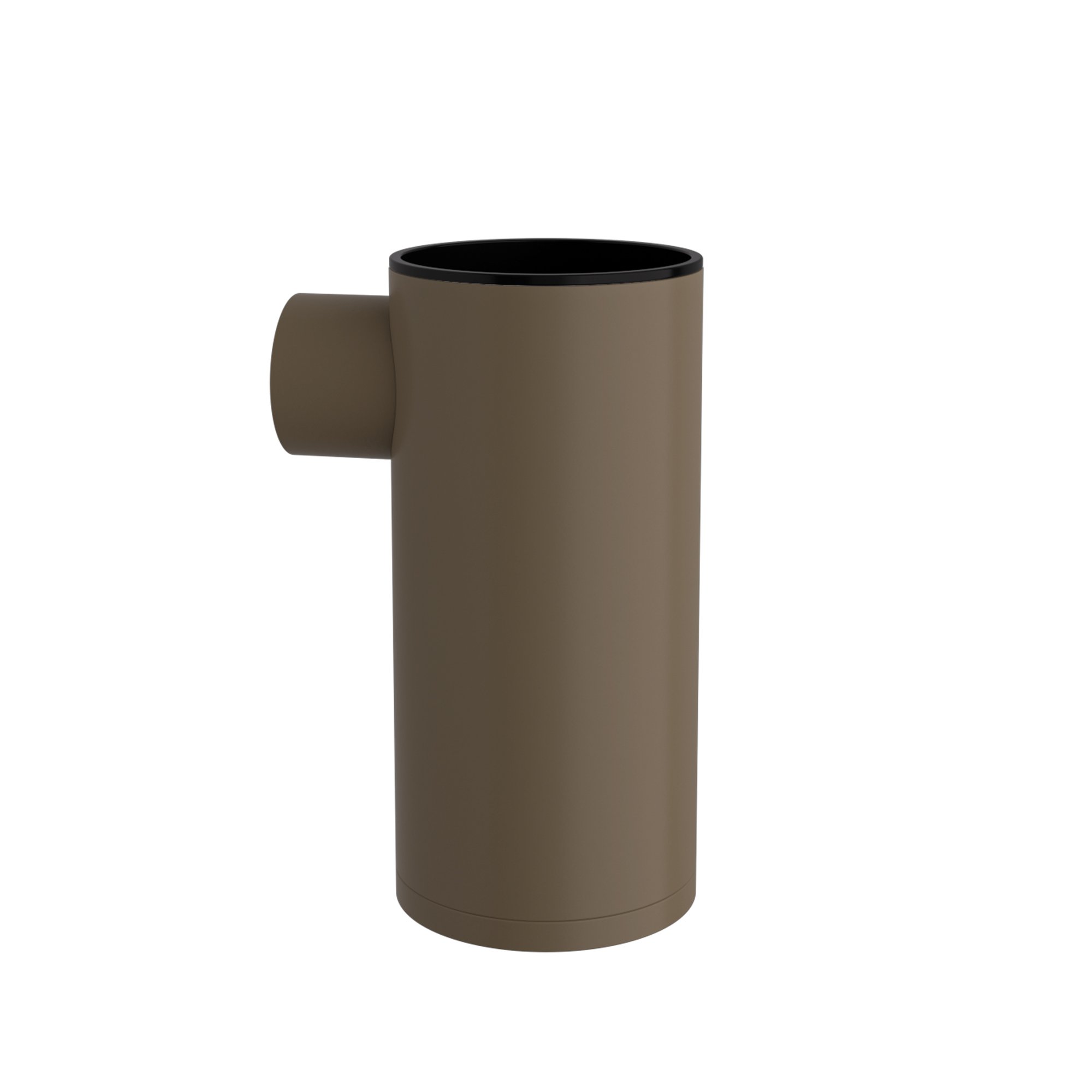 86-963 Επιτοίχια Ποτηροθήκη – Matt Light Bronze, Pam & Co, Ø6 x H12 (cm), 86-963 - Image 1