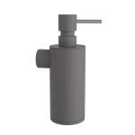 Επιτοίχιο Dispenser – Matt Concrete Grey, Pam & Co, Ø6 x H19 (cm), 87-163