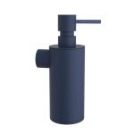 Επιτοίχιο Dispenser – Matt Navy Blue, Pam & Co, Ø6 x H19 (cm), 87-203