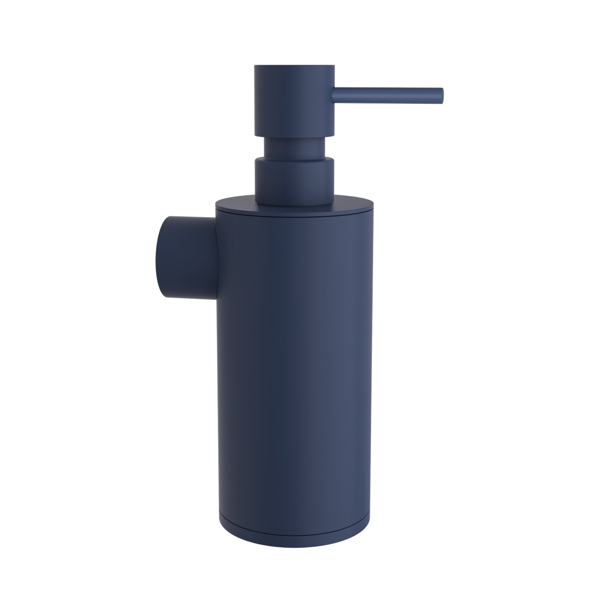 87-203-1 Επιτοίχιο Dispenser – Matt Navy Blue, Pam & Co, Ø6 x H19 (cm), 87-203 - Image 1