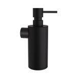 Επιτοίχιο Dispenser – Matt Black, Pam & Co, Ø6 x H19 (cm), 87-403