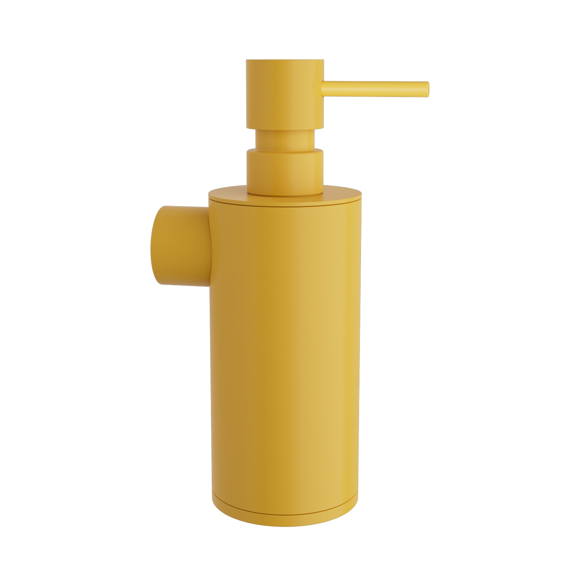 87-603-1 Επιτοίχιο Dispenser – Matt Yellow, Pam & Co, Ø6 x H19 (cm), 87-603 - Image 1