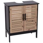 Έπιπλο Μπάνιου  mdf με 2 Ντουλάπια, 1 Ράφι στο εσωτερικό