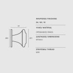 Μπούλ Εξώπορτας Μπρονζέ Ζωγομετάλ 91 - Image 2