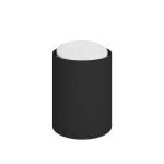 Θήκη Οργάνωσης – Matt Black, Pam & Co, Ø8 x H12 (cm), 93-403