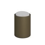 Θήκη Οργάνωσης – Matt Light Bronze, Pam & Co, Ø8 x H12 (cm), 93-963