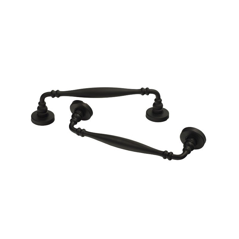 940 STILE NERO Ιταλική Λαβή Εξώπορτας σε χρώμα μαύρο - Image 1