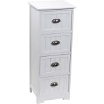 Έπιπλο μπάνιου mdf με 4 συρτάρια