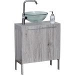 Καμπίνα mdf με 2 πόρτες και ράφι εσωτερικά.