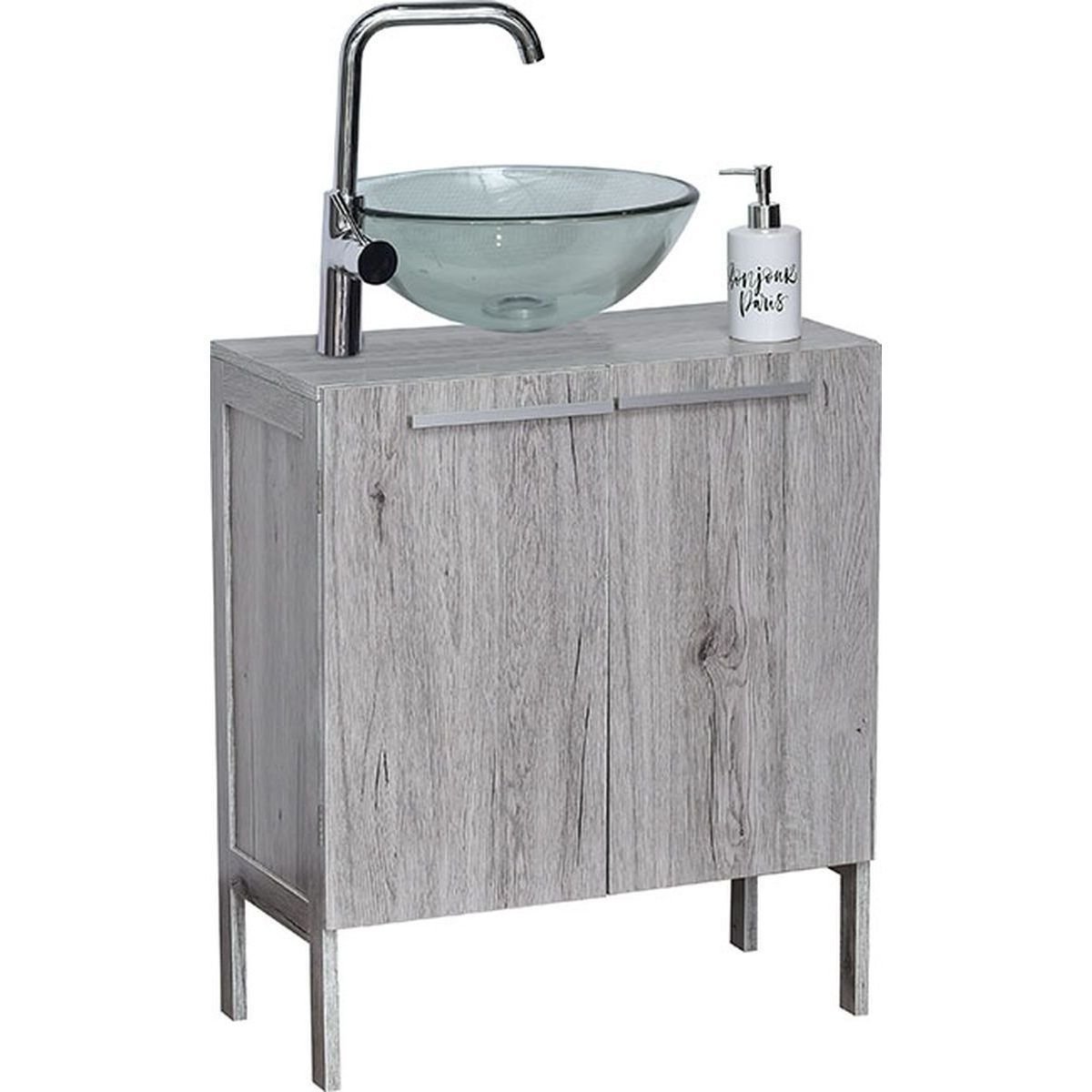 9854-1 Καμπίνα mdf με 2 πόρτες και ράφι εσωτερικά. - Image 1