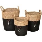 Σετ καλάθια απλύτων polyester 3 μεγεθών