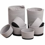 Σετ 8 τεμάχια καλάθια απλύτων  από βαμβάκι