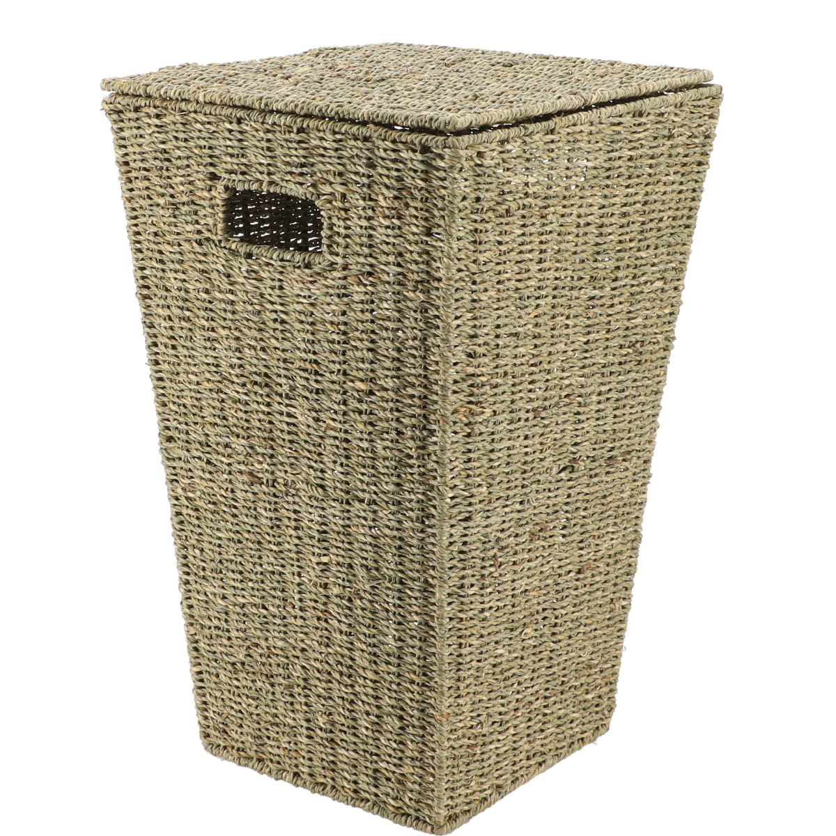 9923 Καλάθι απλύτων από γρασίδι θάλασσας με κάλυμμα. - Image 1
