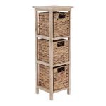 Έπιπλο μπάνιου mdf με 3 συρτάρια από υάκινθο