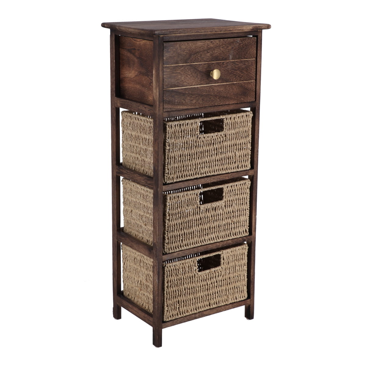 9999 Έπιπλο μπάνιου mdf με 1 ράφι και 3 συρτάρια - Image 1