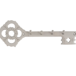 Roline 400 Κρεμάστρα από Ορείχαλκο Νίκελ Ματ 220x75mm