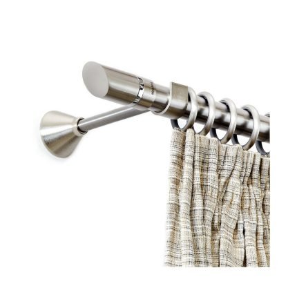 Ινοξ κουρτινόξυλα Φ25 Biscuit της σειράς Ασλάνης