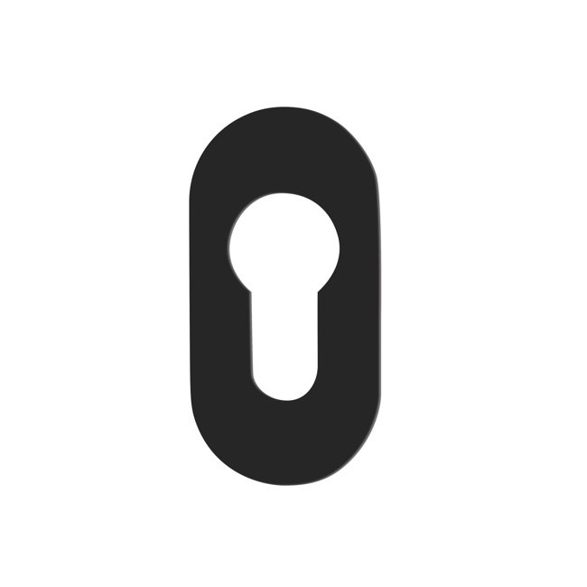 DSC02658 Roline Κ301 Επιστόμιο Ασφαλείας για PVC από Ορείχαλκο Μαύρο 32x62mm - Image 1