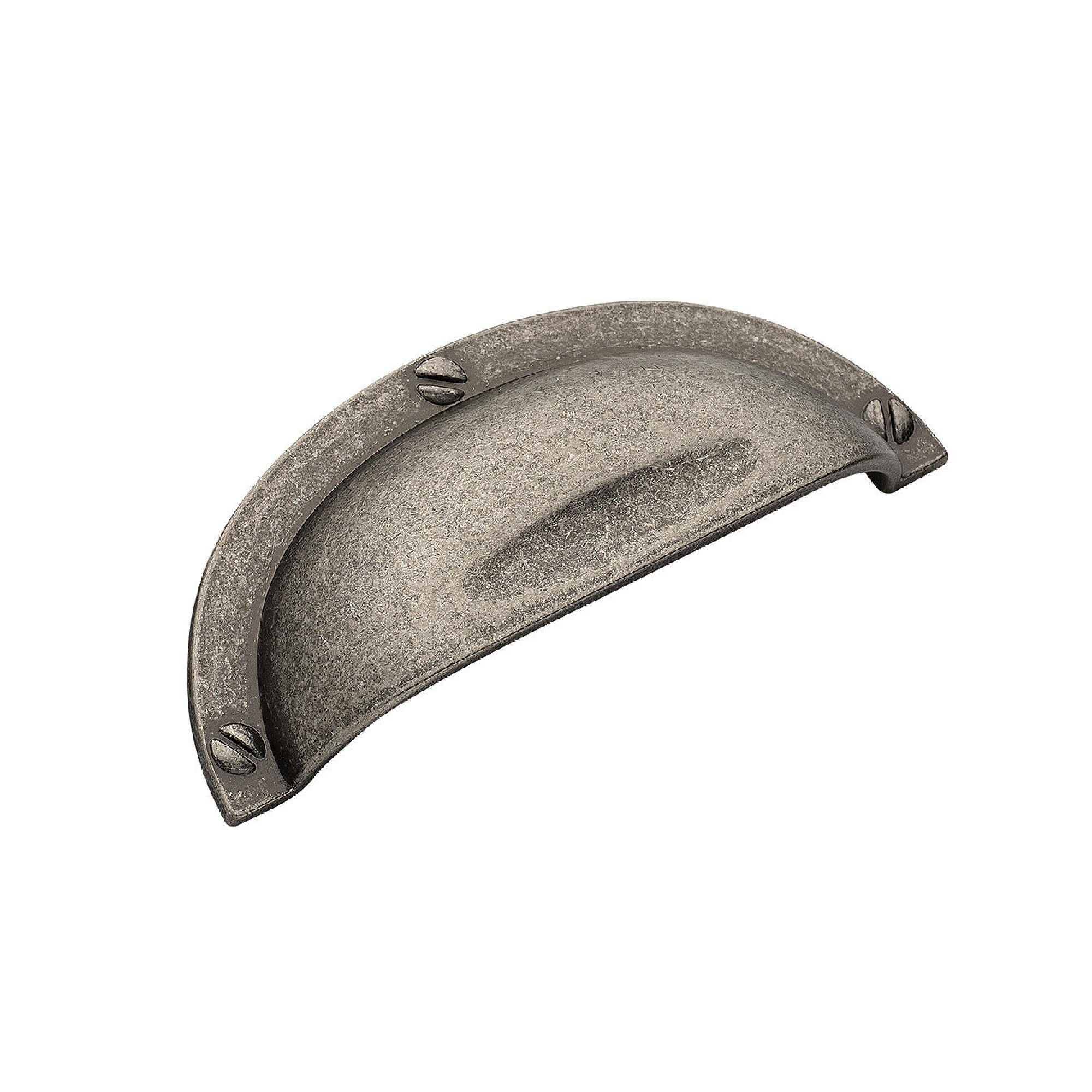 DSC23064 Roline 647 Λαβή Επίπλου από Ζάμακ Old Silver με Κέντρα 64mm - Image 1