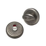 Roline Κ390 Κλείστρο WC από Ορείχαλκο Old Silver Φ50mm