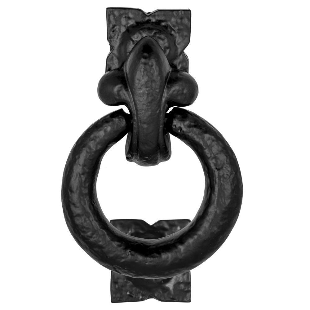 DSC6794 Roline Κ387 Ρόπτρο Εξώπορτας από Μέταλλο Μαύρο 93x148mm - Image 1