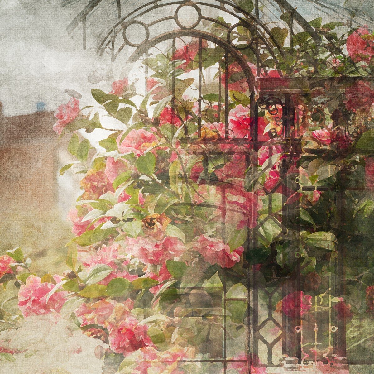 E450_285509609 Ρόλερ Vintage με Ψηφιακή Εκτύπωση - Image 1