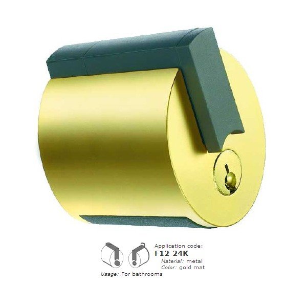 F12 24K Κλειδαριά Meroni ιδανική για πόρτες μπάνιου - Image 1