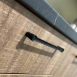 Roline 676 Λαβή Επίπλου από Ζάμακ Μαύρο Ματ - Κέντρα: 160mm Ολικό: 175mm - Image 2