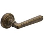 Roline Κ371 Πόμολο  Εξώπορτας Φιξ Αριστερό από Ορείχαλκο Αντικέ Φ50x106mm