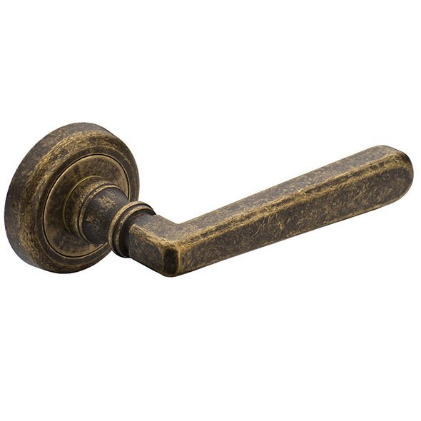 K371-0320ΑΝΤΙΚΕ94-2 Roline Κ371 Πόμολο Εξώπορτας Φιξ Αριστερό από Ορείχαλκο Αντικέ Φ50x106mm - Image 1