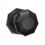 Roline Κ374 Μπουλ Εξώπορτας από Ορείχαλκο Μαύρο Ματ Φ75mm