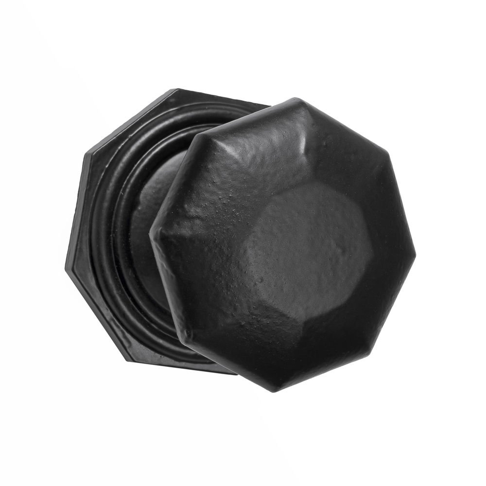 K374-MAURO Roline Κ374 Μπουλ Εξώπορτας από Ορείχαλκο Μαύρο Ματ Φ75mm - Image 1