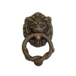 Roline Κ377 Ρόπτρο Εξώπορτας από Μέταλλο Αντικέ 95x165mm