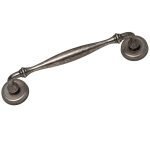 Roline Κ383 Λαβή Εξώπορτας από Ορείχαλκο Old Silver με Kέντρα 228mm