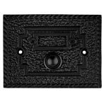 Roline K396 Κουδούνι από Ορείχαλκο Μαύρο Ματ 98x73mm