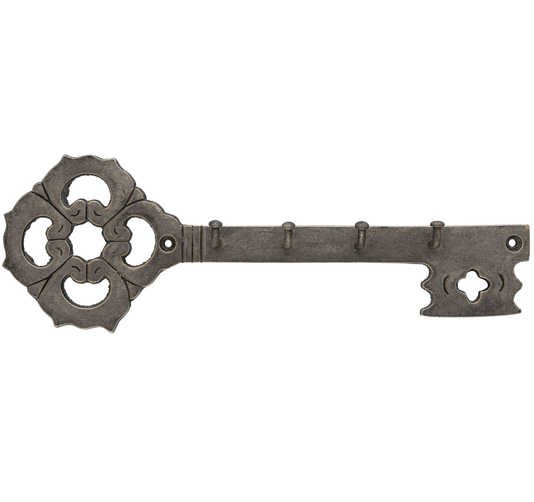 KJNJ Roline 400 Κρεμάστρα από Ορείχαλκο Old Silver 220x75mm - Image 1