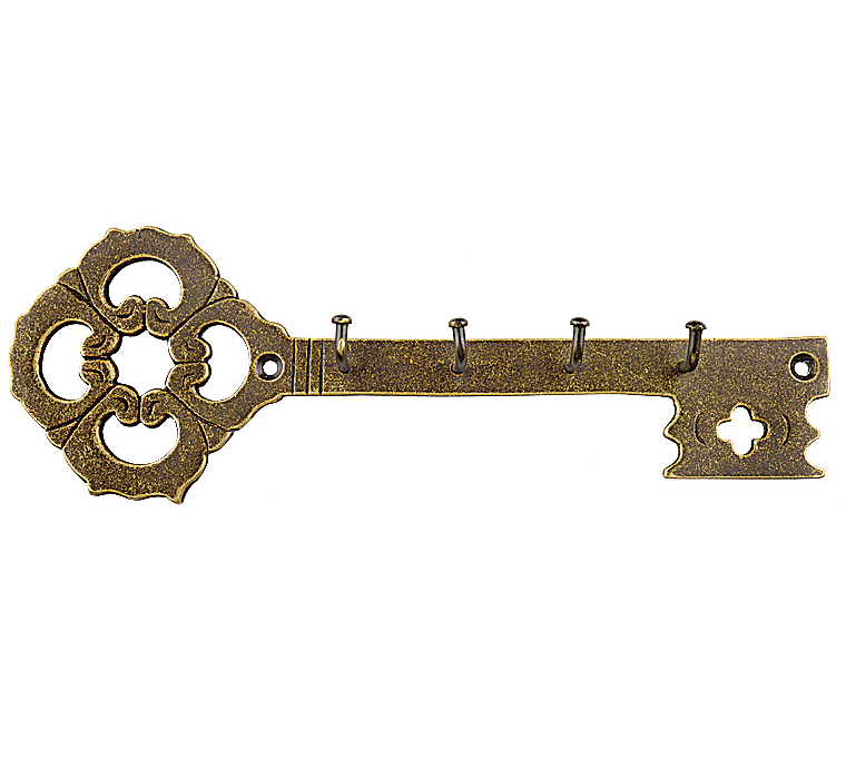 LJH Roline 400 Κρεμάστρα από Ορείχαλκο Αντικέ 220x75mm - Image 1