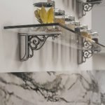 Roline 249 Βάση Κρυστάλλων από Ζάμακ Old Silver 120x95mm - Image 2