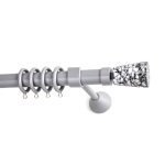 Μεταλλικό Κουρτινόξυλο Φ25