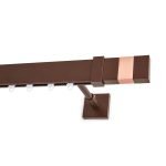 Σιδηρόδρομος Μονός Χωρίς Κρίκους MY11 / Χαλκός Σατινέ MATRIX by Anartisi