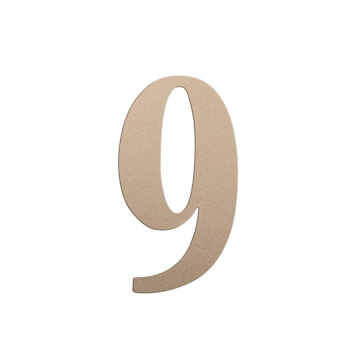 xr:d:DAFgcXgMpFo:233,j:2546082785201455109,t:24032813 Roline 468 Πινακίδα με Αριθμό 9 από Πλαστικό Μεταλλιζέ 50mm - Image 1