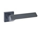 Πόμολα Πόρτας Με Ροζέτα Γκρι Best 295