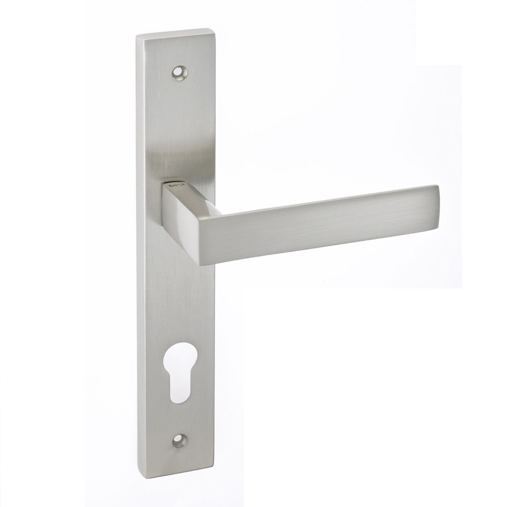 best pomola 17-7-22 (153) Πόμολα Πόρτας με Πλάκα Νίκελ Ματ Best 21 - Image 1