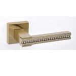 Πόμολα Πόρτας με Ροζέτα Ορο Ματ Best 521SW