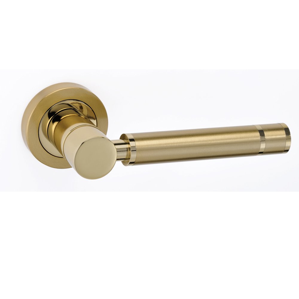 best pomola 17-7-22 (239) Πόμολα Πόρτας με Ροζέτα Ορο Ματ/Ορο Best 01 - Image 1