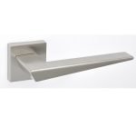 Πόμολα Πόρτας Με Ροζέτα Νίκελ Ματ Best 195