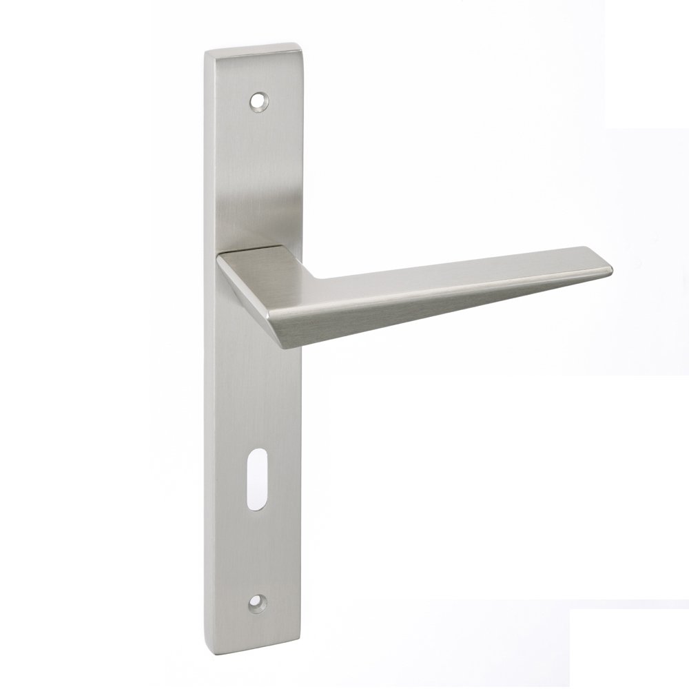 best pomola 17-7-22 (31) Πόμολα Πόρτας Με Πλάκα Νίκελ Ματ Best 195 - Image 1