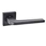 Πόμολα Πόρτας Με Ροζέτα Μάυρο Ματ Best 275