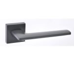 Πόμολα Πόρτας με Ροζέτα Γκρι Best 425